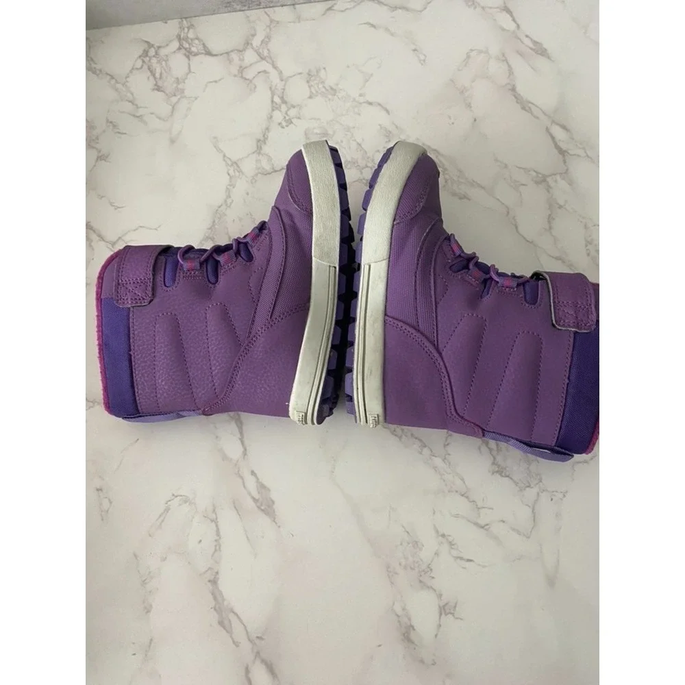 Merrel Boots Toddler Sz 10 Purple Snow Rain Waterproof Fall